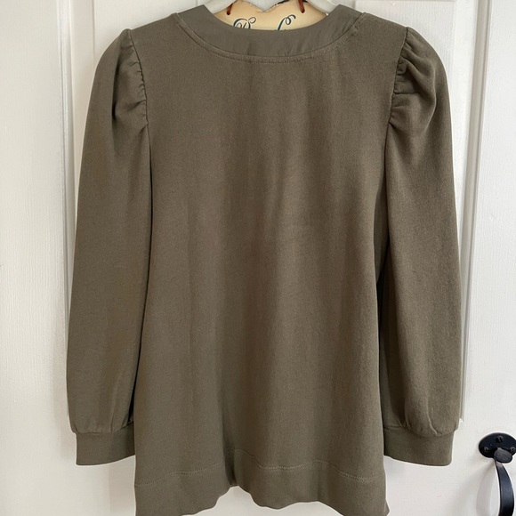 LOFT Mixed Media Sweatshirt - Picture 7 of 11